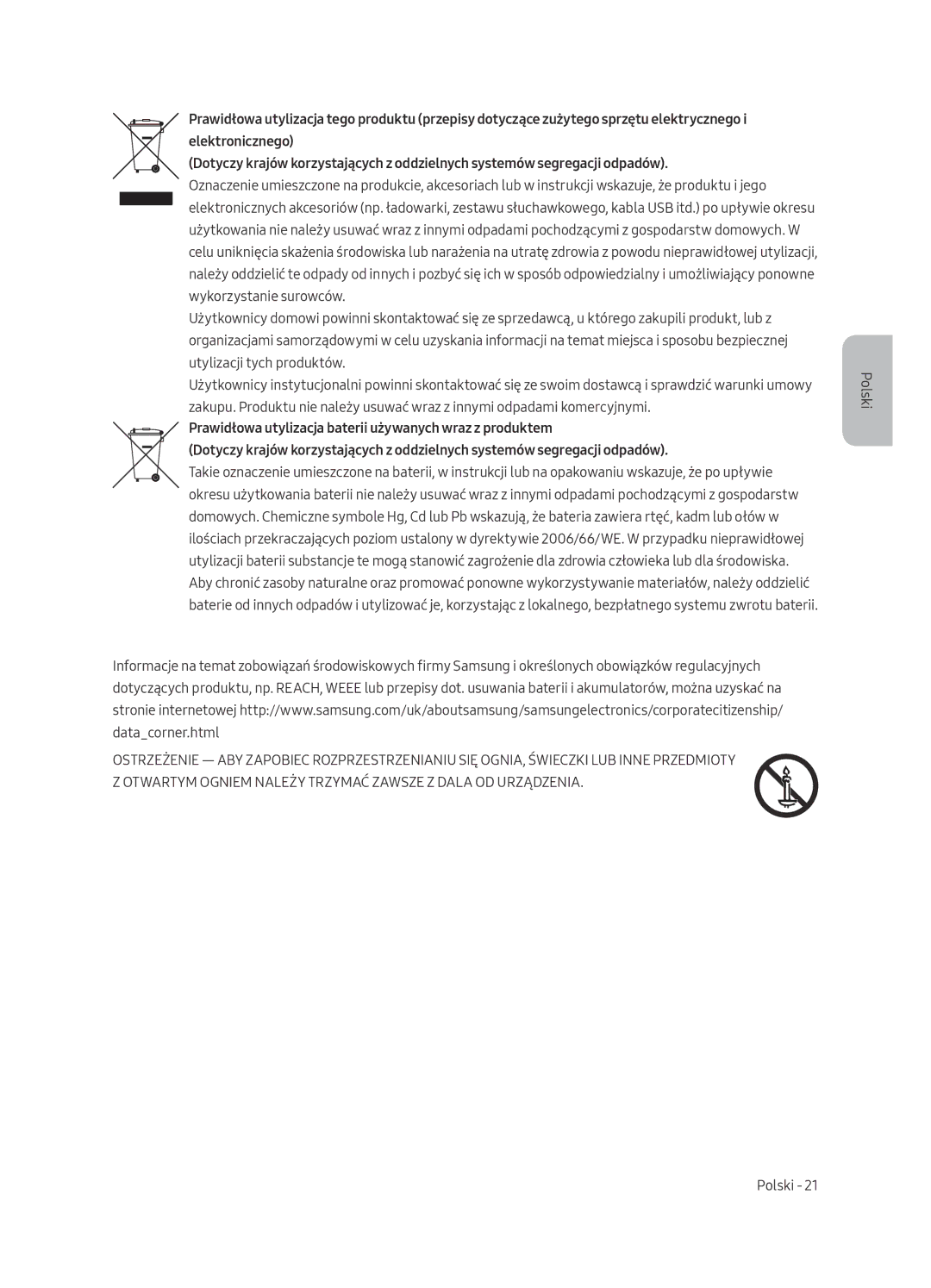 Samsung UE65MU6402UXXH, UE40MU6402UXXH, UE55MU6402UXXH, UE49MU6402UXXH manual Polski 