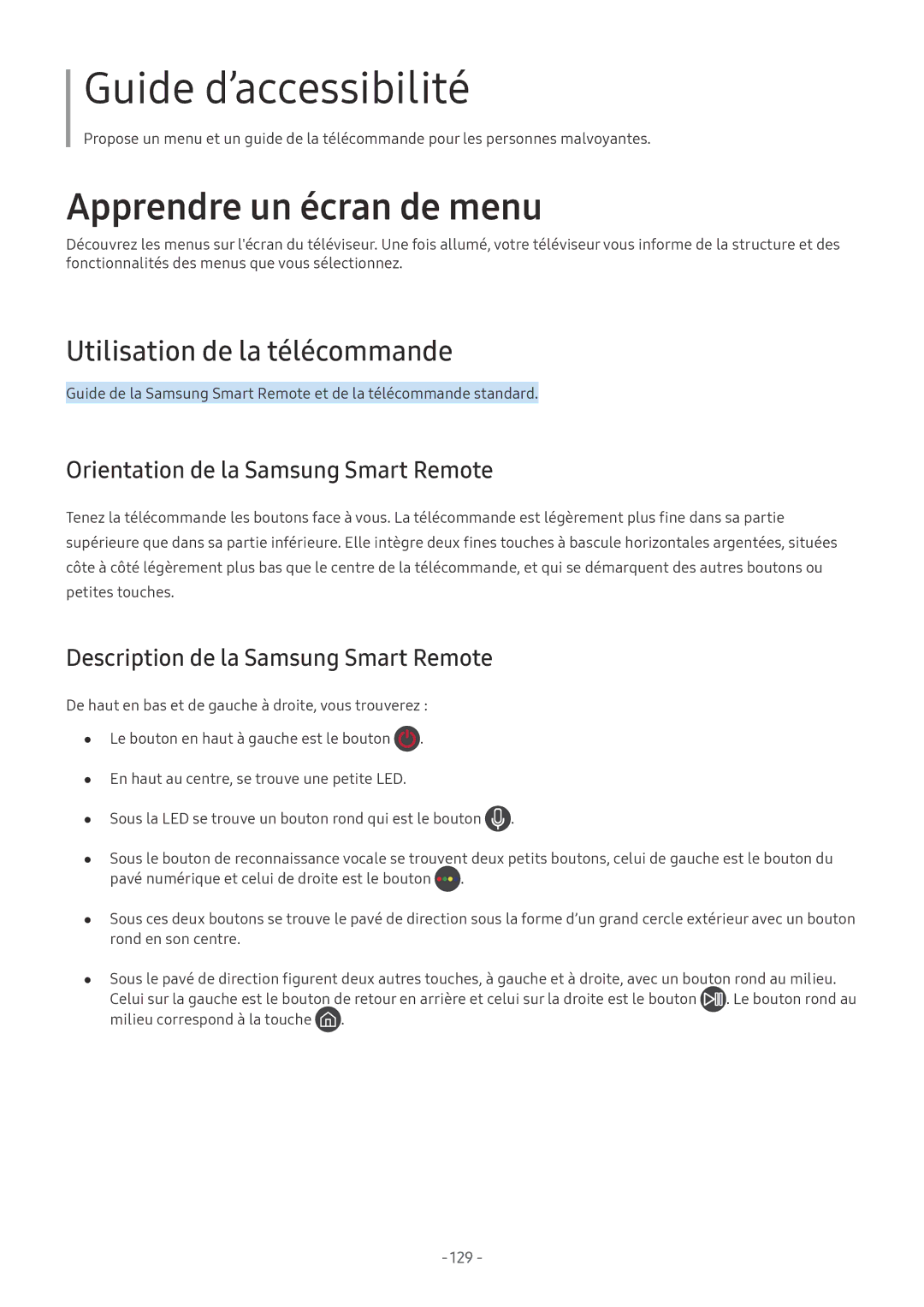 Samsung UE49MU7005TXXC, UE40MU6455UXXC manual Utilisation de la télécommande, Orientation de la Samsung Smart Remote 