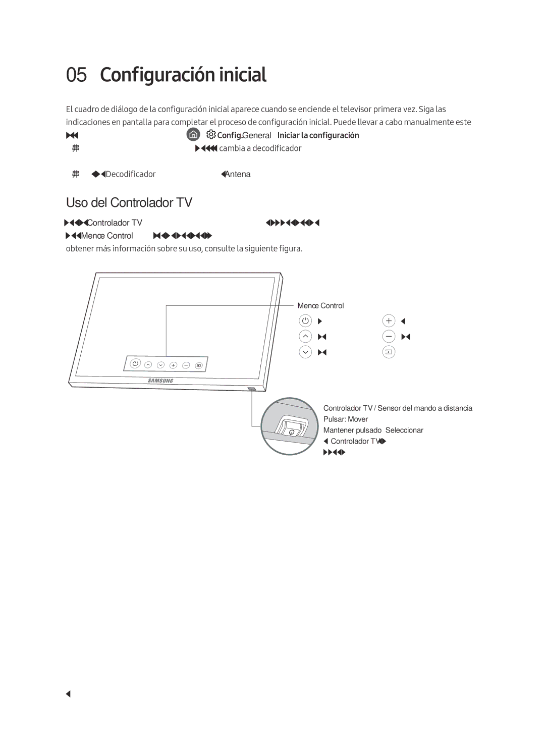 Samsung UE40MU6475UXXC, UE40MU6455UXXC, UE49MU6455UXXC, UE49MU6475UXXC manual Configuración inicial, Uso del Controlador TV 