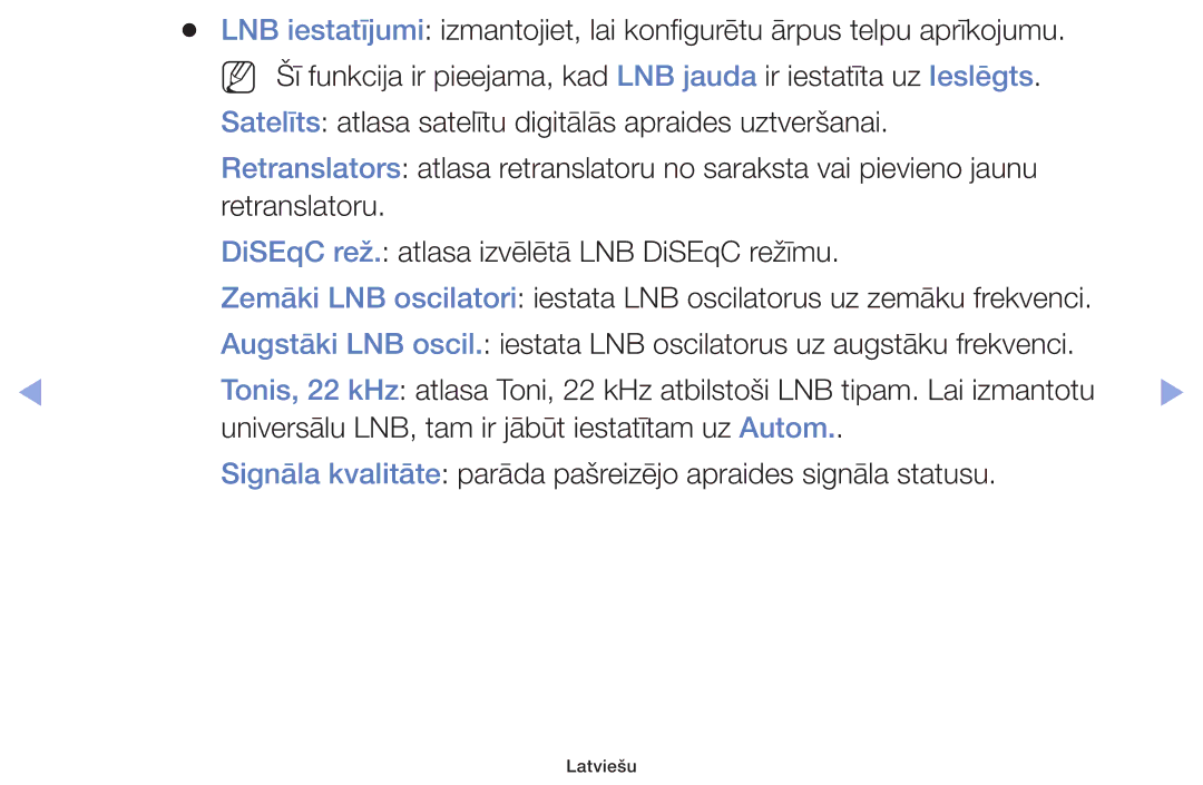 Samsung UE32F6400AKXXH, UE42F5070SSXZG, UE42F5000AWXZG, UE42F5000AWXBT, UE32F5000AWXBT, UE40F5000AWXBT, UE32F4000AWXBT Latviešu 