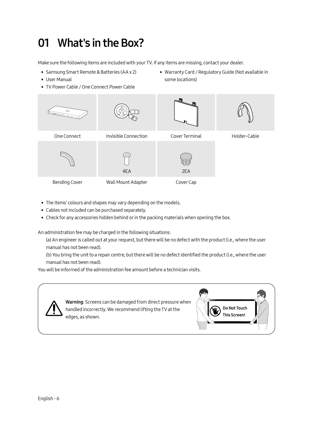 Samsung UE43LS003AUXZT manual Whats in the Box?, 2EA 