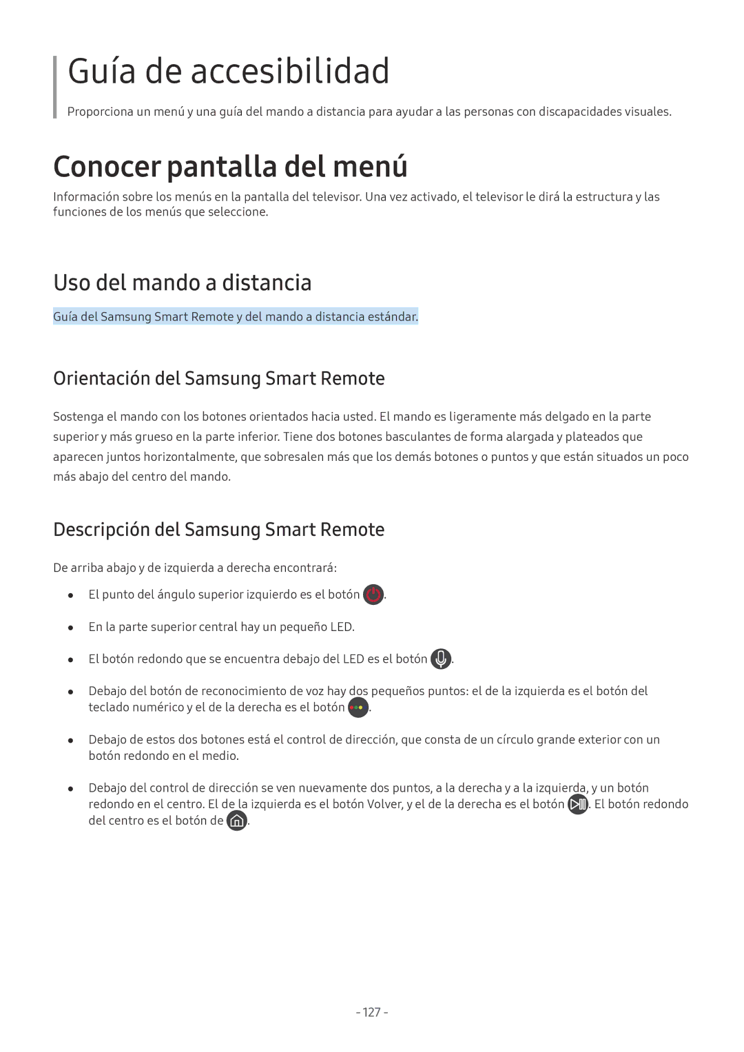 Samsung UE43M5502AKXXH, UE49M5502AKXXH, UE49M5605AKXXC manual Uso del mando a distancia, Orientación del Samsung Smart Remote 