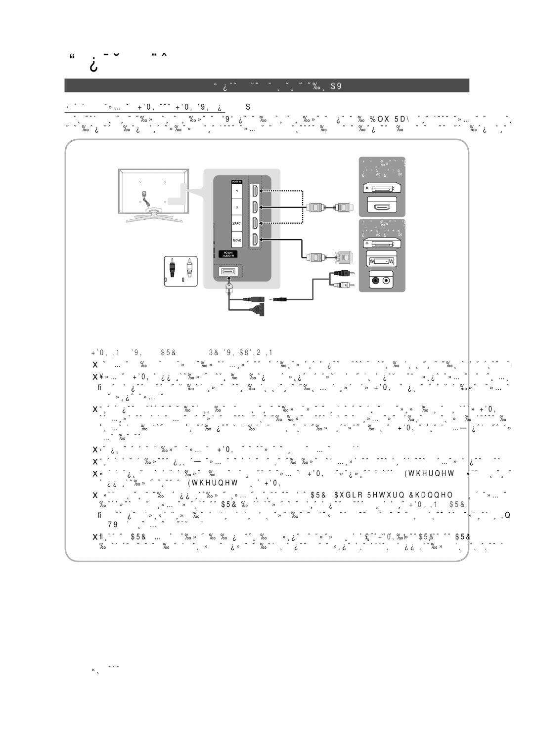 Samsung UE46C7000WWXRU, UE46C7000WWXBT manual Подключение к устройству AV, Помощью кабеля Hdmi или HDMI/DVI до 1080p 