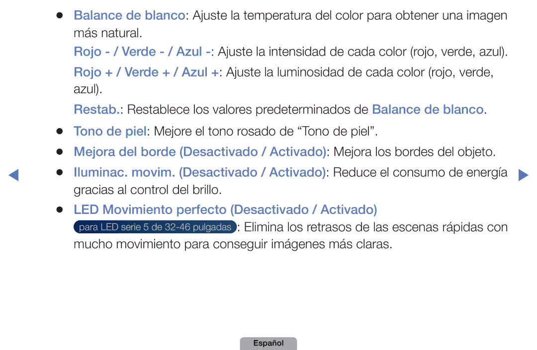 Samsung UE46D5000PWXXH, UE46D5000PWXZG, UE22D5010NWXZG, UE40D5000PWXXH, UE27D5010NWXXC, UE32D4010NWXXC, UE22D5000NWXXC Español 