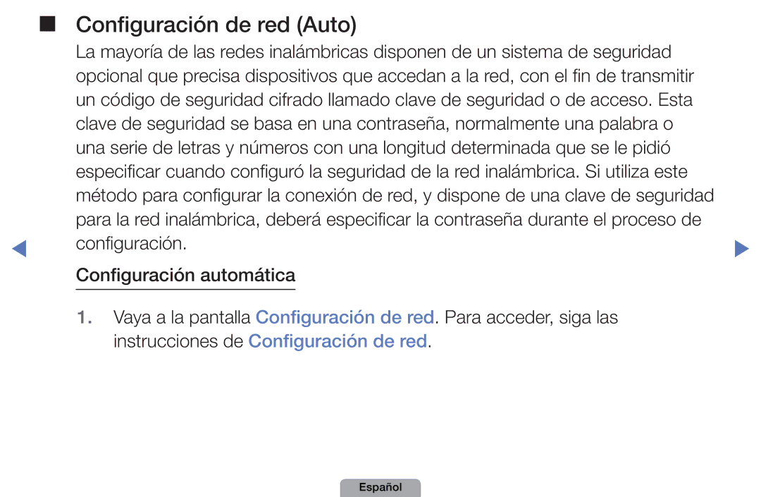 Samsung UE27D5020NWXXC, UE46D5000PWXZG, UE22D5010NWXZG, UE40D5000PWXXH, UE27D5010NWXXC manual Configuración de red Auto 