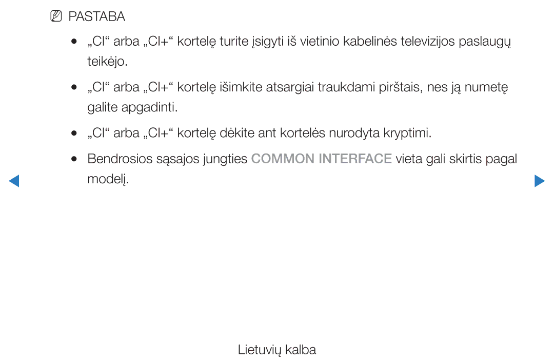 Samsung UE46D5500RWXXH, UE40D5500RWXXH, UE32D5500RWXXH, UE37D5500RWXXH, UE27D5000NWXBT manual Modelį Lietuvių kalba 