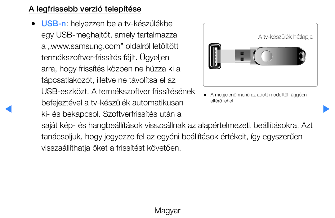 Samsung UE37D5725RSXXE, UE46D5500RWXXH, UE40D5500RWXXH, UE32D5720RSXZG manual Befejeztével a tv-készülék automatikusan 