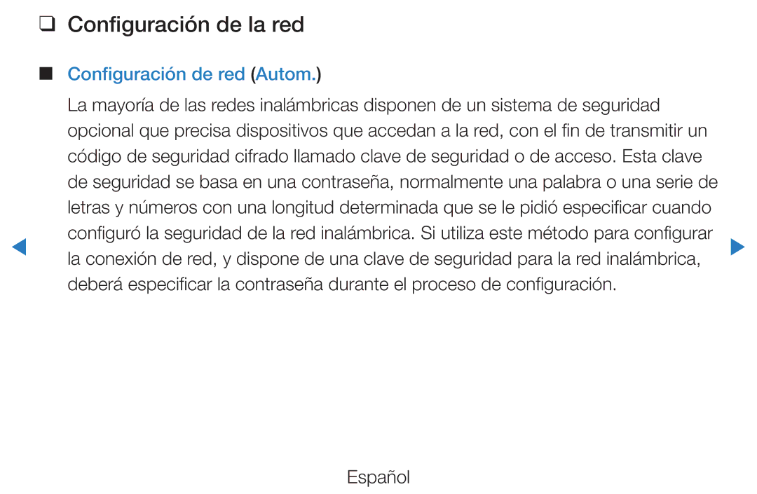 Samsung UE32D5520RWXXH, UE46D5500RWXXH, UE40D5520RWXXC, UE40D5500RWXXC Configuración de la red, Configuración de red Autom 