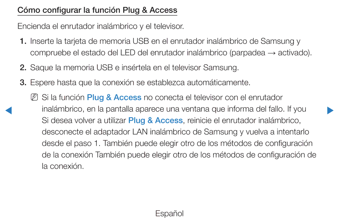 Samsung UE32D5520RWXXH, UE46D5500RWXXH, UE40D5520RWXXC, UE40D5500RWXXC, UE46D5700RSXZG, UE37D5500RWXXC La conexión Español 