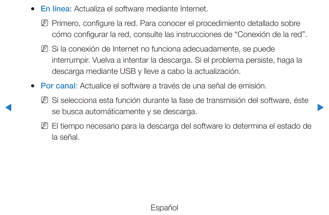 Samsung UE27D5000NWXZT, UE46D5500RWXXH, UE40D5520RWXXC manual Se busca automáticamente y se descarga, La señal Español 