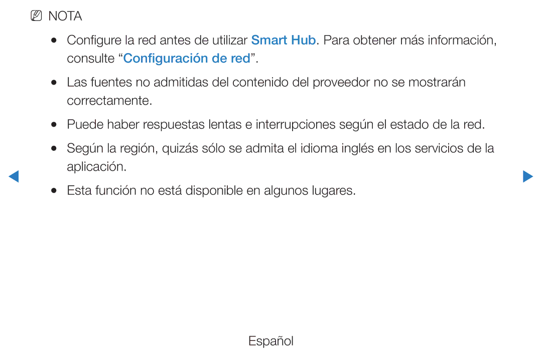 Samsung UE27D5000NWXXC, UE46D5500RWXXH, UE40D5520RWXXC, UE40D5500RWXXC, UE46D5700RSXZG manual Consulte Configuración de red 