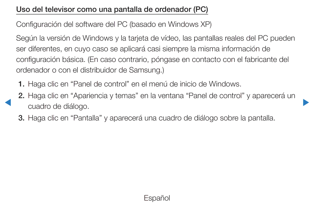 Samsung UE46D5700RSXZG, UE46D5500RWXXH, UE40D5520RWXXC, UE40D5500RWXXC, UE37D5500RWXXC, UE32D5500RWXXC manual Cuadro de diálogo 