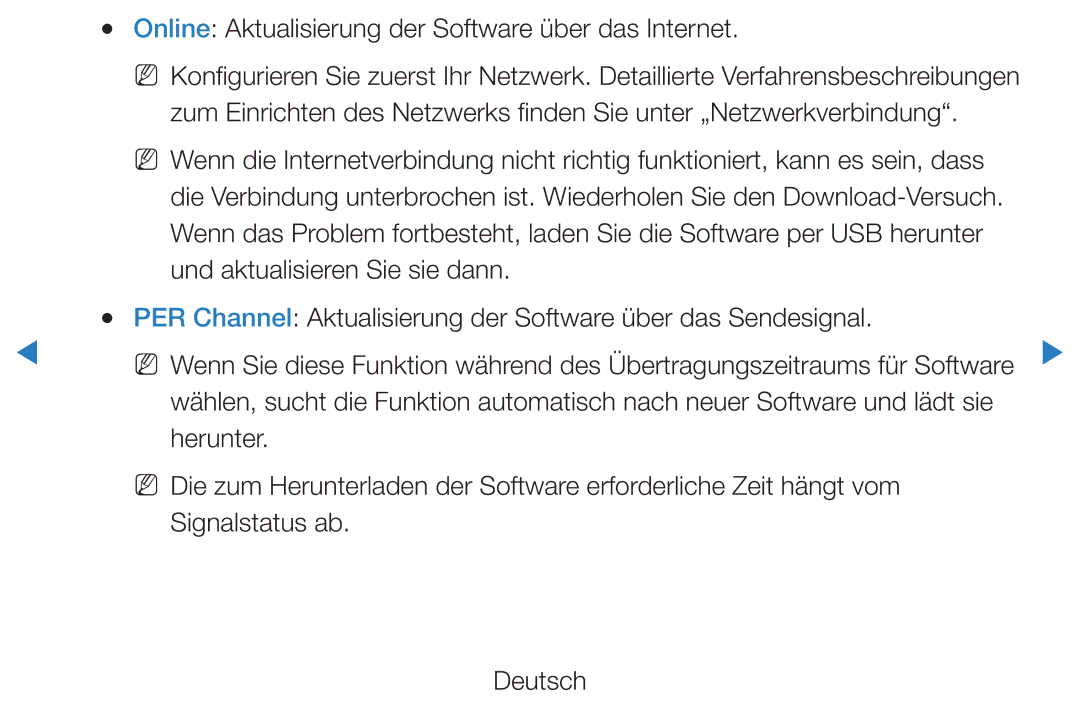 Samsung UE40D5720RSXXN Online Aktualisierung der Software über das Internet, Und aktualisieren Sie sie dann, Herunter 