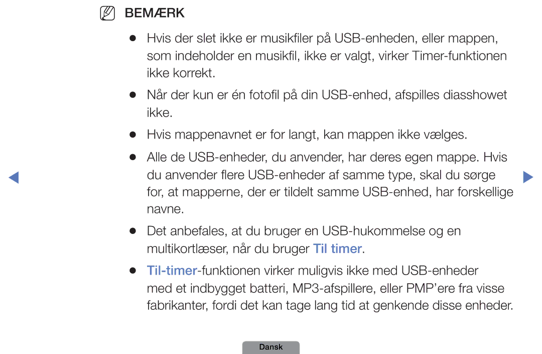 Samsung UE19D4004BWXXE, UE46D5727RKXXE, UE26D4004BWXXE, UE40D5004BWXXE, UE32D4004BWXXE, UE22D5004BWXXE manual Ikke korrekt 