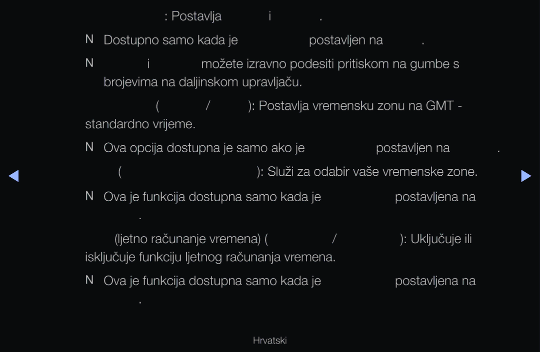 Samsung UE37D6000TWXXH, UE46D6530WSXXH, UE40D6000TWXXH, UE32D6510WSXXH, UE40D6120SWXXH Podešen. sat Postavlja Datum i Vrijeme 