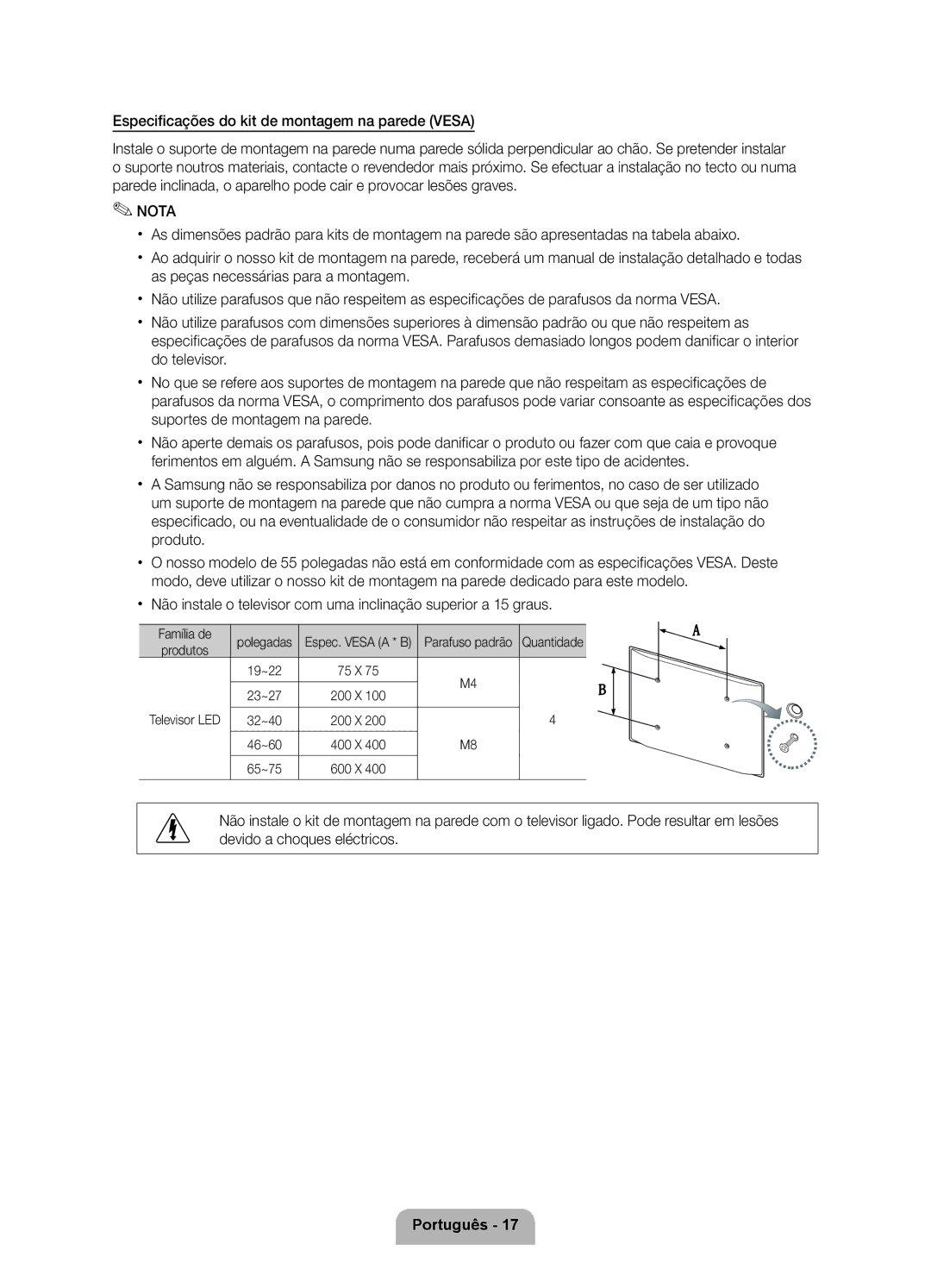 Samsung UE37D6510WSXXC, UE46D6530WSXXN, UE40D6530WSXXC, UE32D6510WSXZG, UE46D6530WSXXC, UE32D6530WSXZG manual Família de 