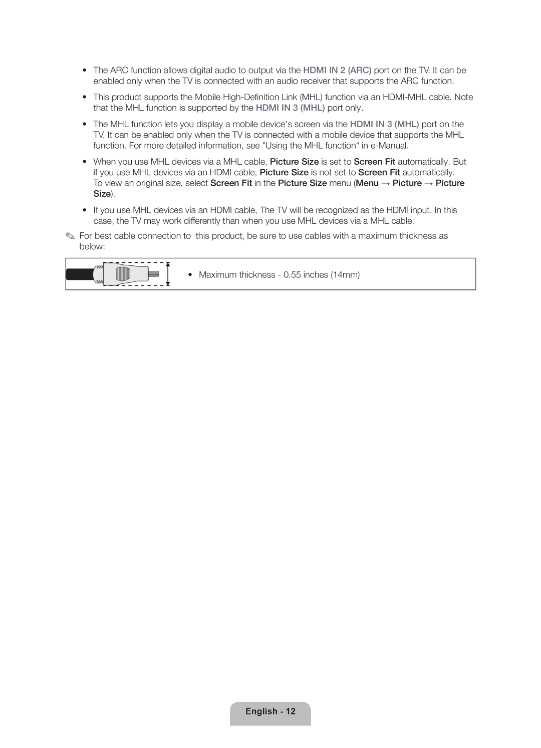 Samsung UE46ES7000UXXU manual English 