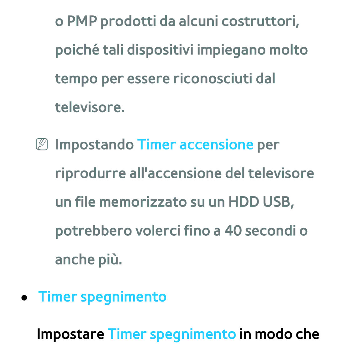 Samsung UE46ES7000SXXH, UE46ES8000SXXN, UE55ES8000SXXH, UE55ES7000SXXH manual Impostare Timer spegnimento in modo che 