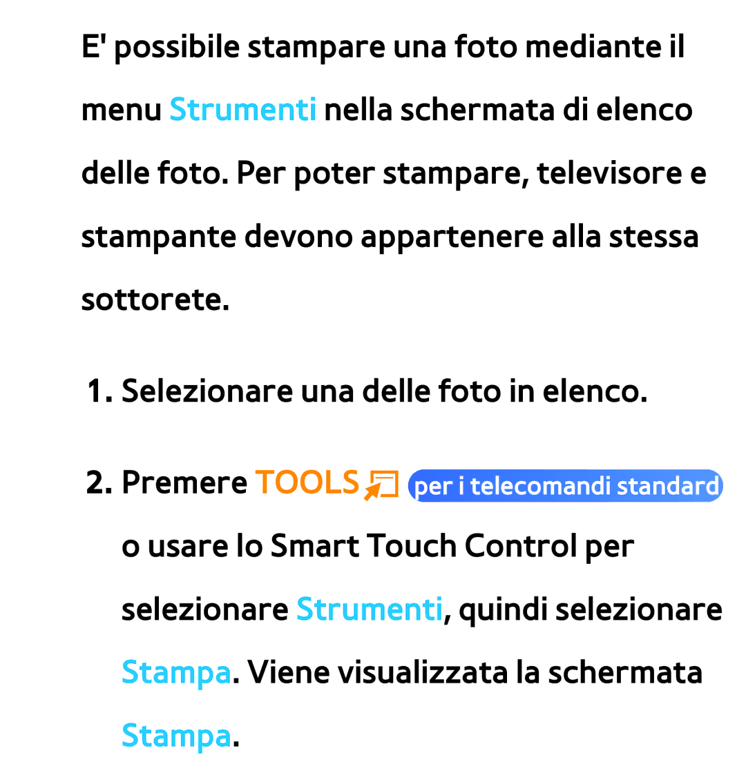 Samsung UE46ES8000SXXH, UE46ES8000SXXN, UE55ES8000SXXH, UE55ES7000SXXH manual Premere Toolst per i telecomandi standard 