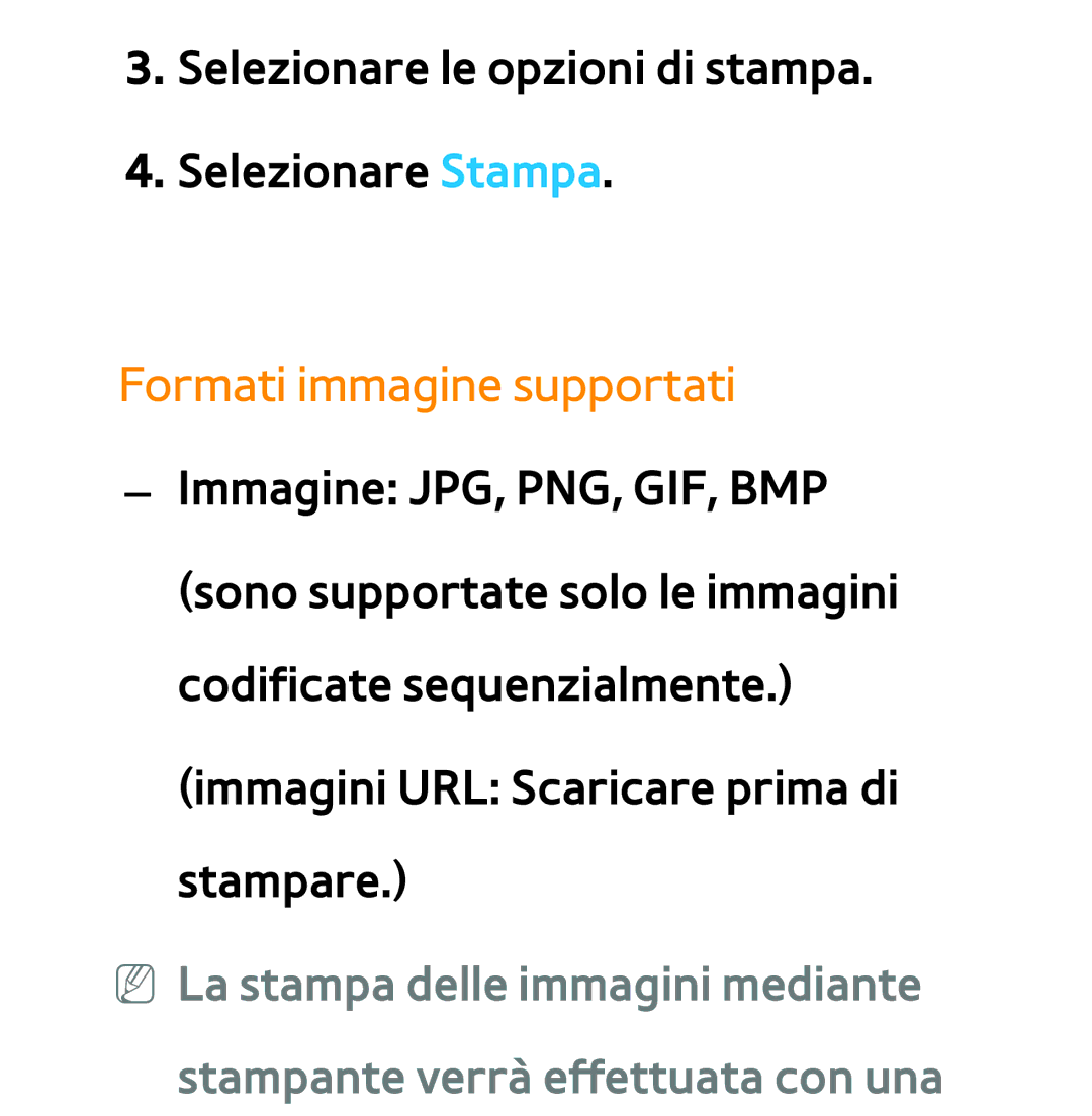 Samsung UE46ES7000SXXH, UE46ES8000SXXN, UE55ES8000SXXH, UE55ES7000SXXH, UE46ES8000SXXH manual Formati immagine supportati 