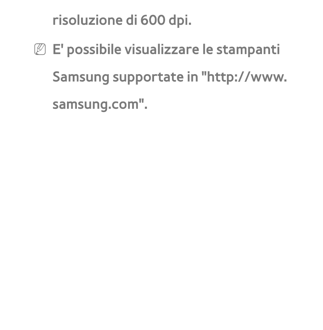 Samsung UE55ES7000SXXN, UE46ES8000SXXN, UE55ES8000SXXH, UE55ES7000SXXH, UE46ES8000SXXH, UE46ES7000SXXH Risoluzione di 600 dpi 