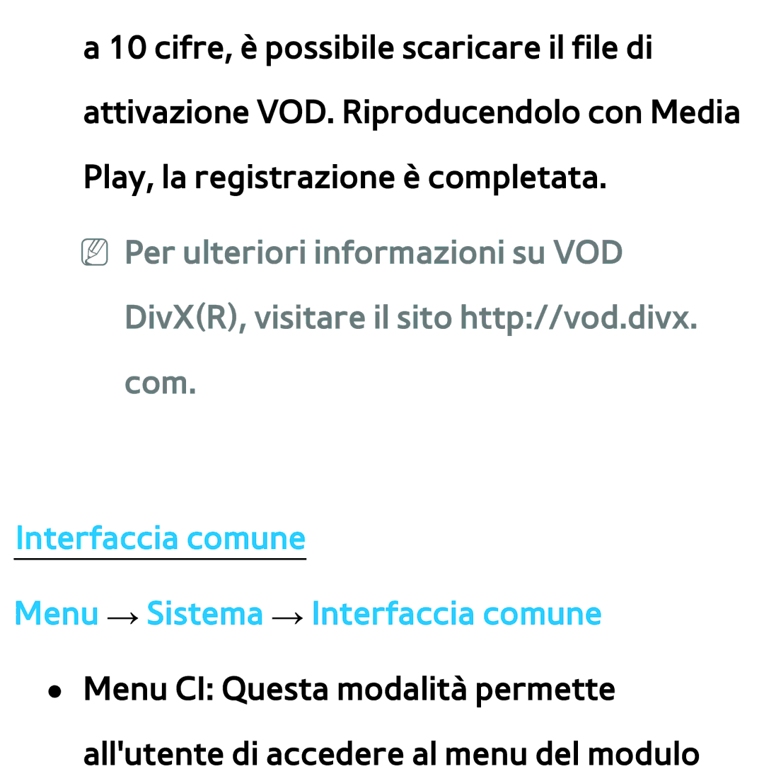 Samsung UE40ES7000QXZT, UE46ES8000SXXN, UE55ES8000SXXH, UE55ES7000SXXH manual Allutente di accedere al menu del modulo 