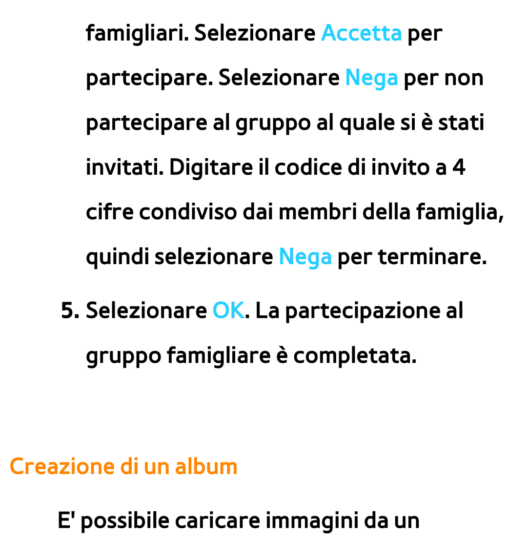 Samsung UE46ES8000SXXN, UE55ES8000SXXH, UE55ES7000SXXH, UE46ES8000SXXH, UE46ES7000SXXH, UE55ES7000SXXN Creazione di un album 