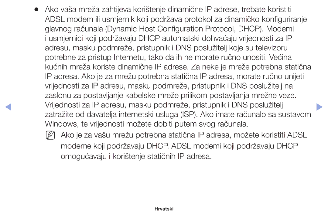 Samsung UE32F6400AKXXH, UE46F5000AWXXH, UE40F5000AWXXH manual Windows, te vrijednosti možete dobiti putem svog računala 