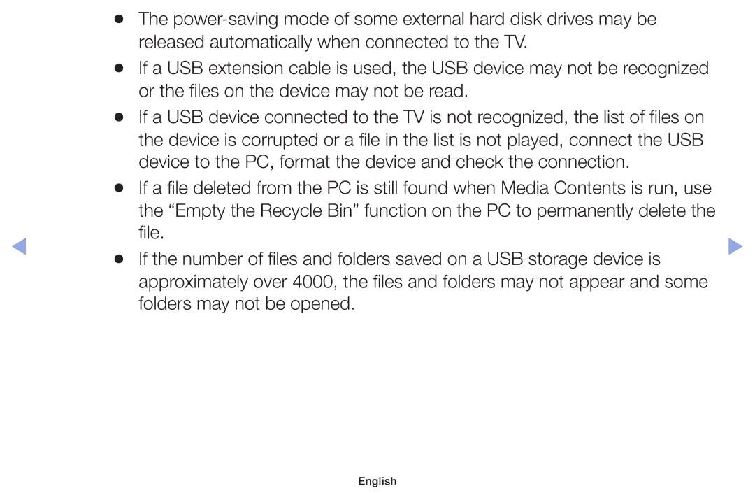 Samsung UE42F5000AWXUZ, UE46F5000AWXXH, UE46F5070SSXZG manual Device to the PC, format the device and check the connection 