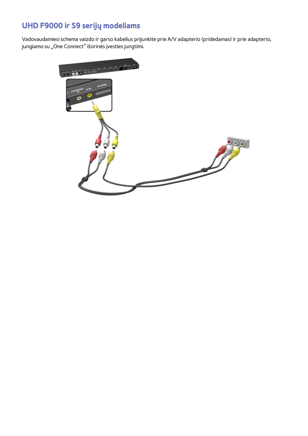 Samsung UE65F8000STXXH, UE46F7000STXXH, UE46F8000STXXH, UE40F8000STXXH, UE55F8500STXXH manual UHD F9000 ir S9 serijų modeliams 