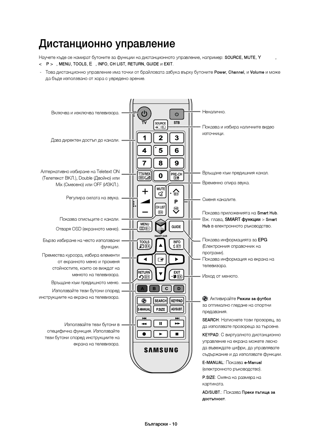 Samsung UE48H4203AWXXH manual Неналично, Показва и избира наличните видео, Източници, Регулира силата на звука 