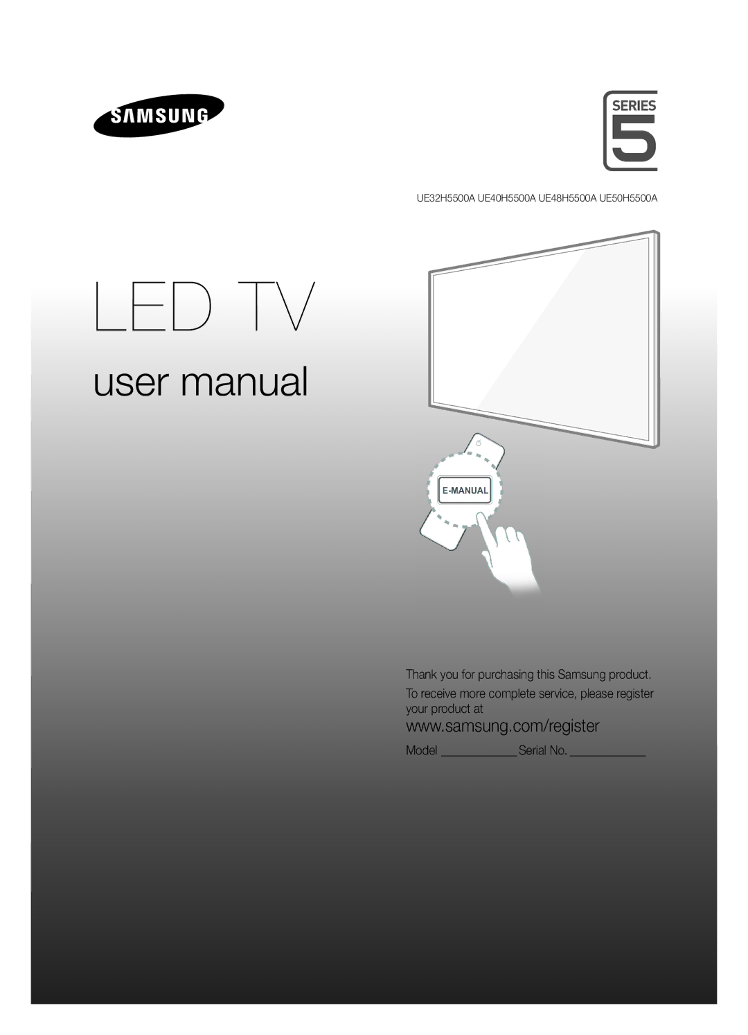 Samsung UE32H5500AKXRU, UE48H5500AKXUZ, UE40H5500AKXMS, UE32H5500AKXMS, UE40H5500AKXUZ, UE48H5500AKXRU manual Led Tv, English 