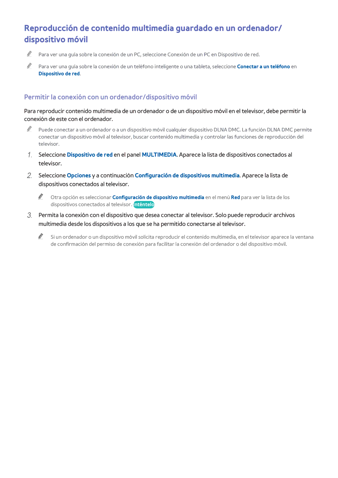 Samsung UA65H6400AWXSQ, UE48H6200AWXXH, UE40H6410SSXXC manual Permitir la conexión con un ordenador/dispositivo móvil 