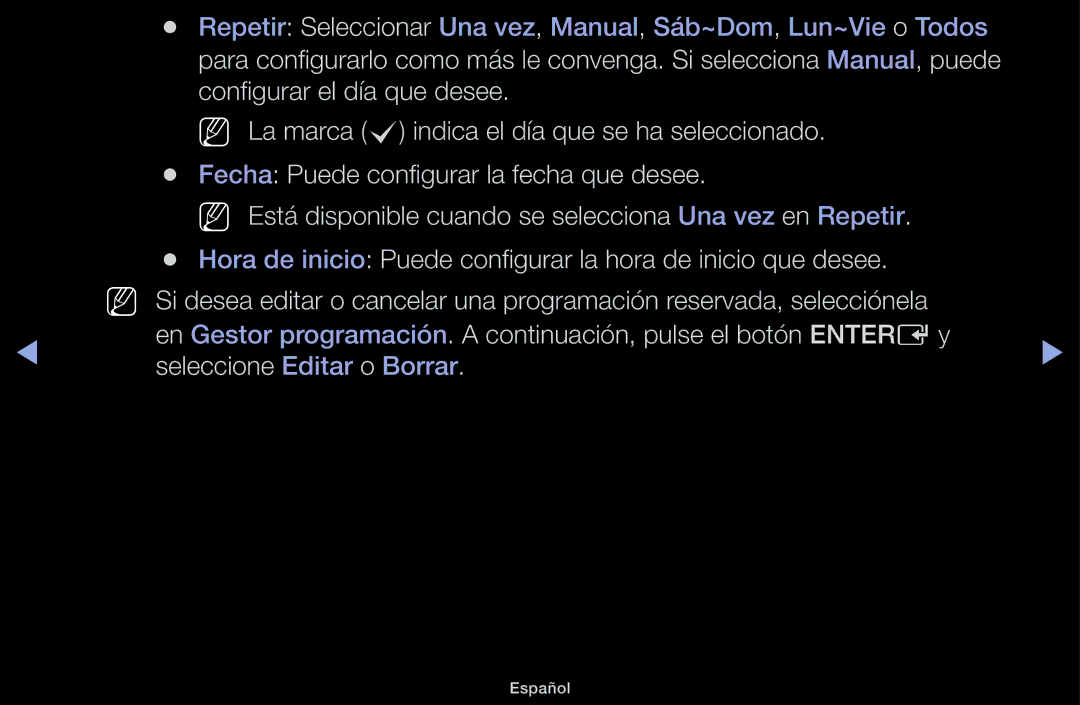 Samsung UE32J4100AWXXC, UE48J5100AWXXC, UE22K5000AWXXC, UE32J5100AWXXC, UE40J5100AWXXC manual Español 