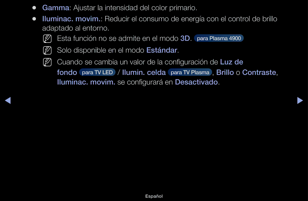 Samsung UE22K5000AWXXC, UE48J5100AWXXC, UE32J4100AWXXC, UE32J5100AWXXC manual Gamma Ajustar la intensidad del color primario 