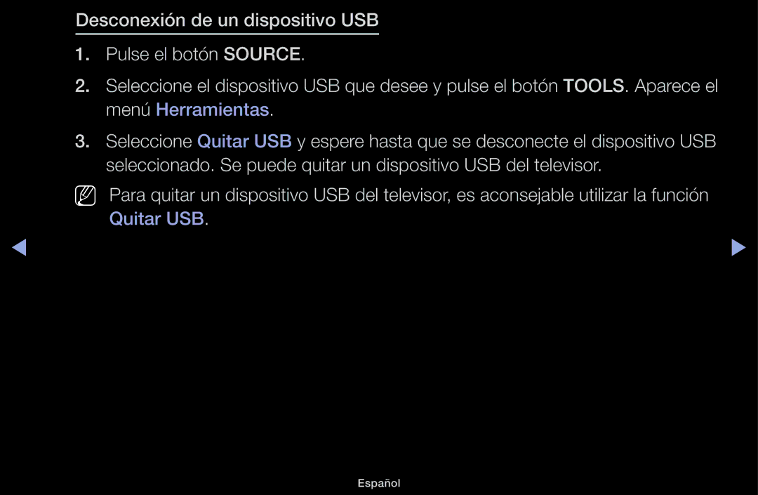 Samsung UE32J5100AWXXC, UE48J5100AWXXC, UE32J4100AWXXC, UE22K5000AWXXC, UE40J5100AWXXC manual Español 