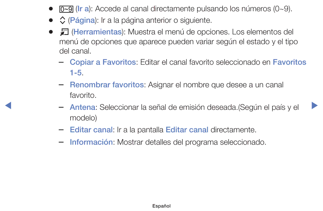 Samsung UA32J4170AUXKE, UE48J5170ASXZG, UA32K4070ASXMV manual Renombrar favoritos Asignar el nombre que desee a un canal 