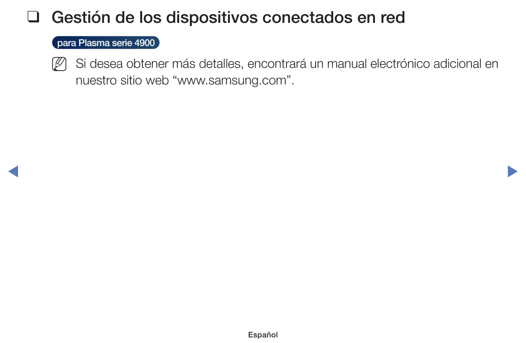 Samsung UE24H4070ASXZG, UE48J5170ASXZG, UE40J5170ASXZG, UE40H4200AWXXC manual Gestión de los dispositivos conectados en red 