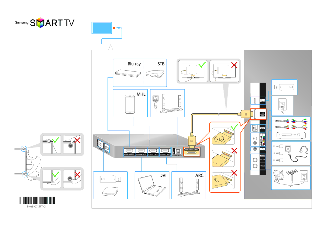 Samsung UE48JU7000UXRU, UE48JU7000UXMS, UE75JU7000UXRU, UE85JU7000UXRU, UE40JU7000UXRU, UE65JU7000UXRU manual BN68-07137T-01 