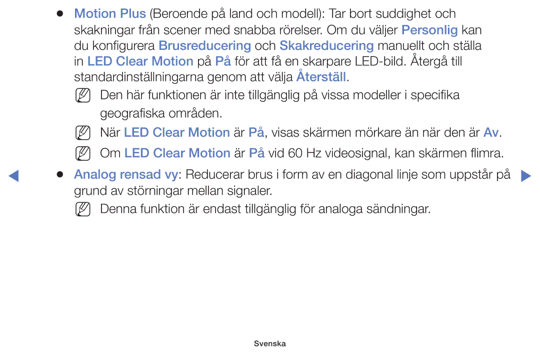 Samsung UE49K5105AKXXE, UE32K5105AKXXE, UE32K4105AKXXE, UE40K5105AKXXE, UE55K5105AKXXE manual Svenska 