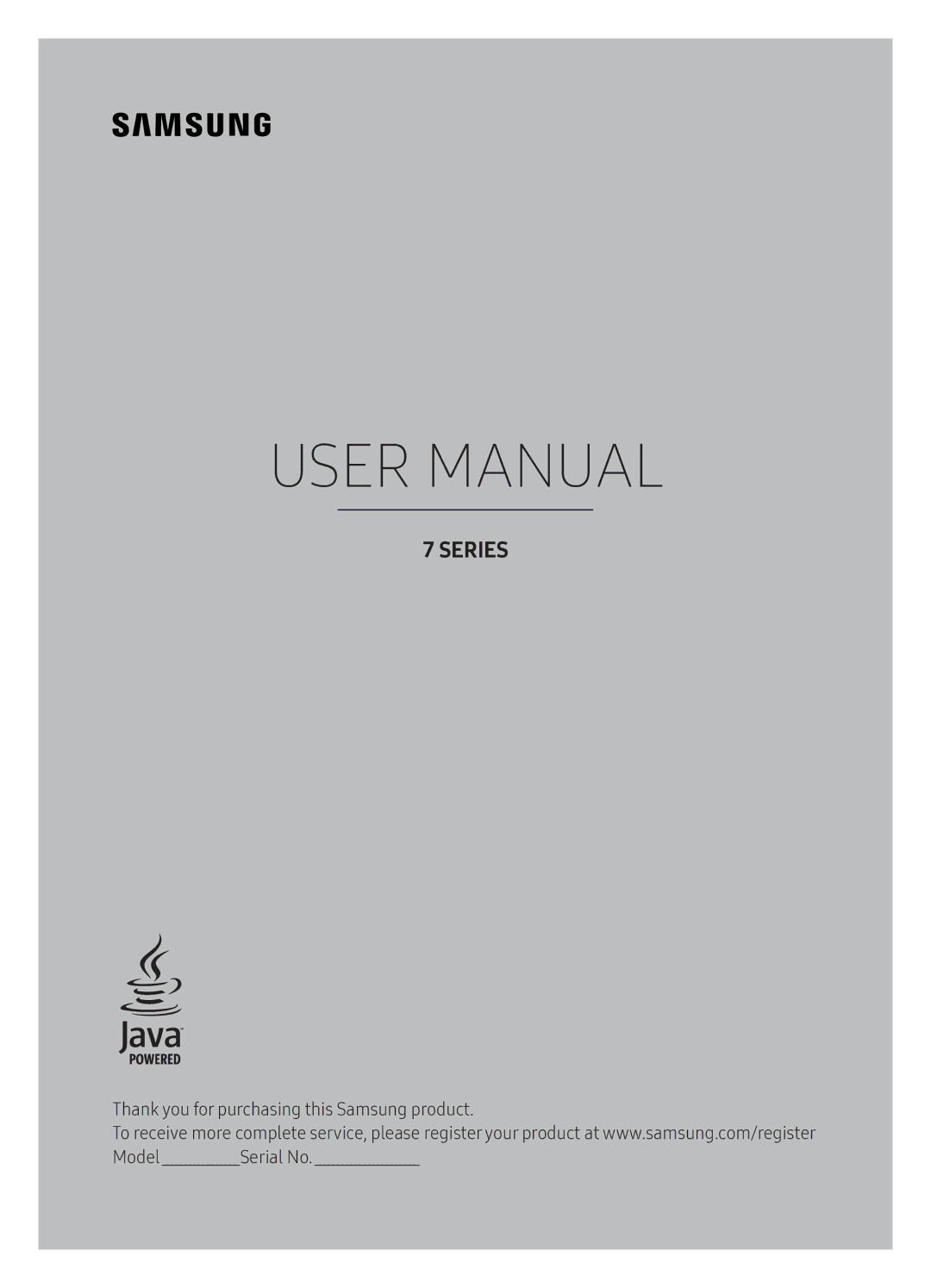 Samsung UE49KS7090UXZG, UE43KS7590UXZG, UE55KU6479UXZG, UE43KU6509UXZG, UE49KS9090TXZG, UE55KU6519UXZG manual Manual 