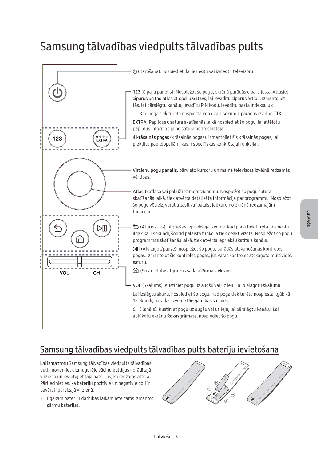 Samsung UE55KU6502UXXH, UE49KU6500SXXH, UE55KU6500SXXH, UE65KU6500SXXH manual Samsung tālvadības viedpults tālvadības pults 