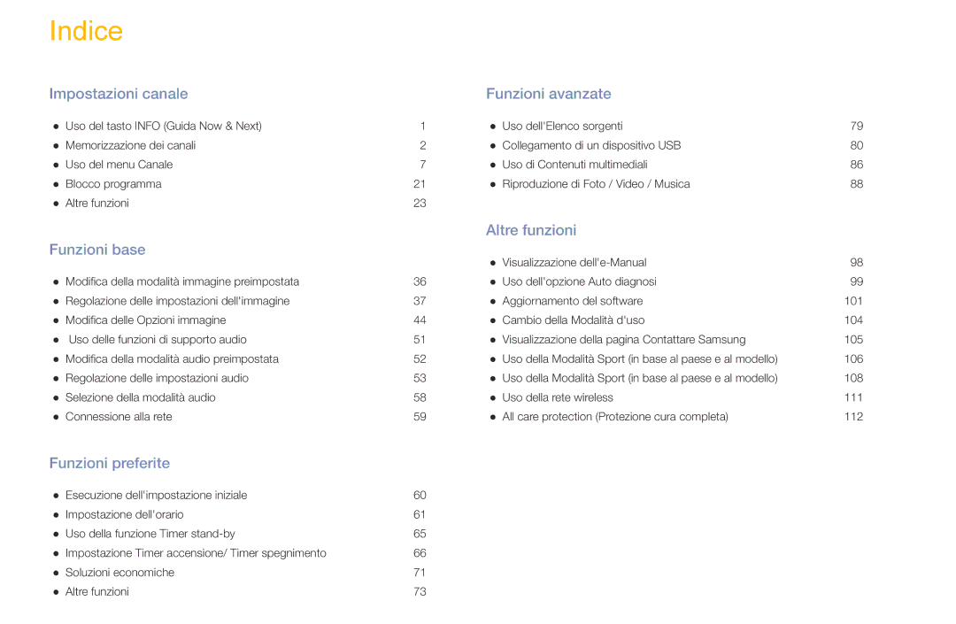 Samsung UE32M4000AKXZT, UE49M5000AKXZT, UE32M5000AKXZT, UE40M5000AKXZT, UE49M5000AUXSQ, UE32M4000AKXXU manual Contents 