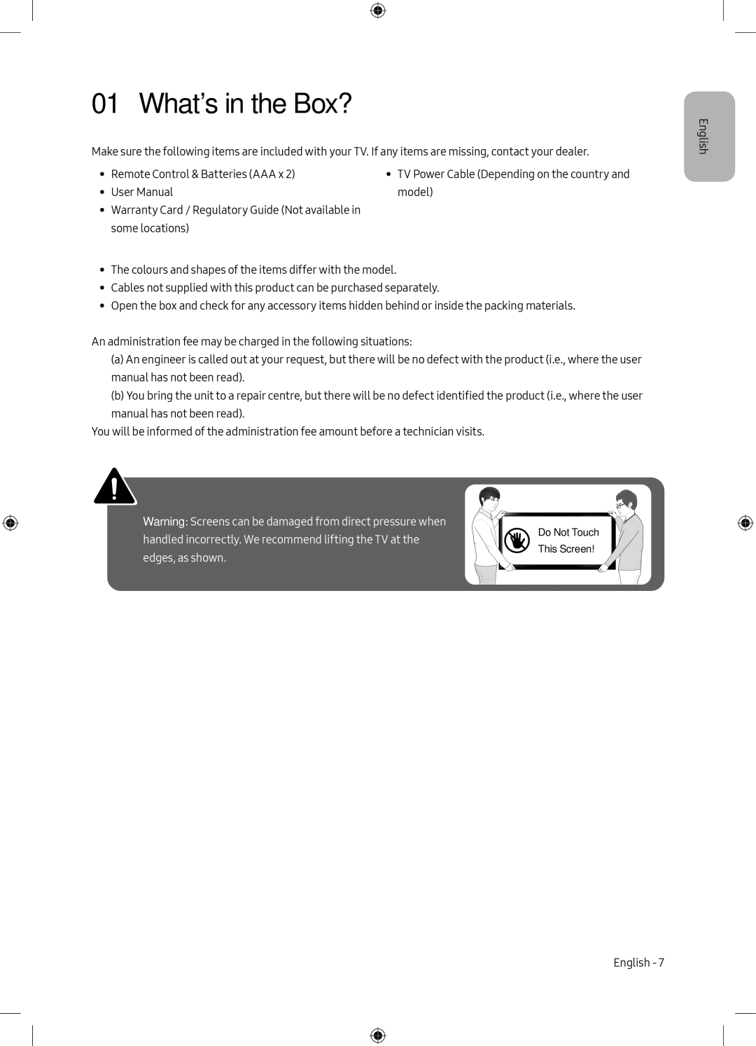 Samsung UE40M5000AKXXU, UE49M5000AKXZT, UE40M5000AKXZT, UE49M5000AKXXU manual Whats in the Box? 