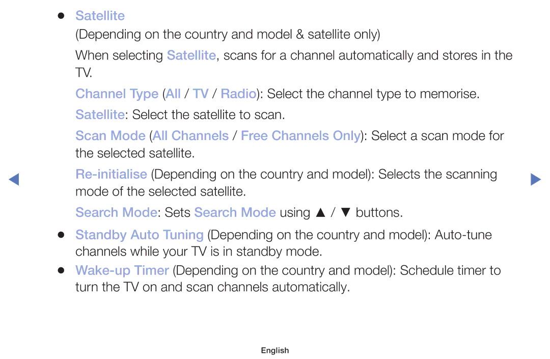 Samsung UE40M5000AUXSQ, UE49M5000AUXSQ, UA32J4003DWXSQ manual Satellite 