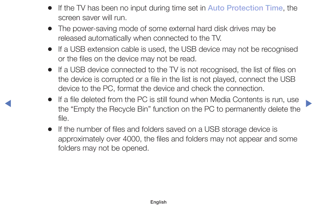 Samsung UE49M5000AUXSQ, UE40M5000AUXSQ, UA32J4003DWXSQ manual Device to the PC, format the device and check the connection 