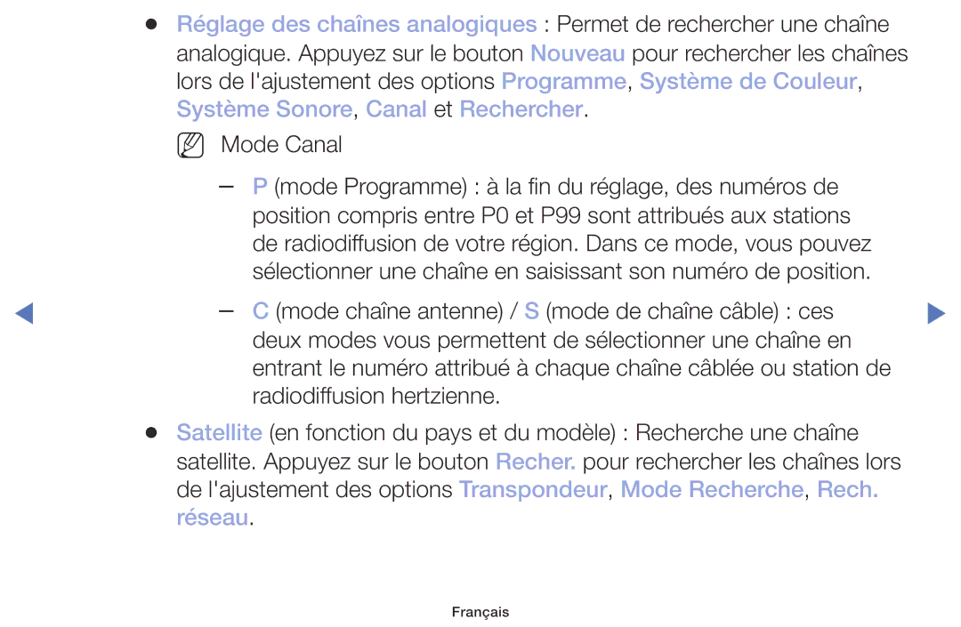 Samsung UE40M5005AWXXC, UE49M5005AWXXC, UE32M4005AWXXC, UE32M5005AWXXC manual Français 