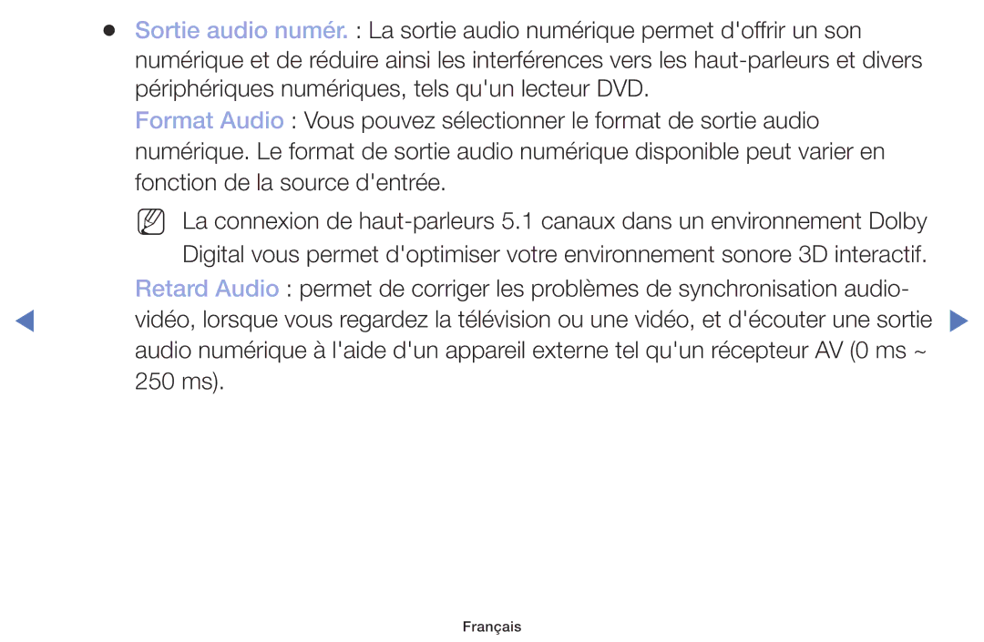 Samsung UE32M4005AWXXC, UE49M5005AWXXC, UE40M5005AWXXC, UE32M5005AWXXC manual Périphériques numériques, tels quun lecteur DVD 