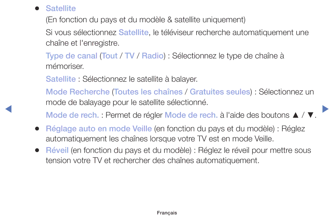 Samsung UE32M5005AWXXC, UE49M5005AWXXC, UE32M4005AWXXC, UE40M5005AWXXC manual Satellite 