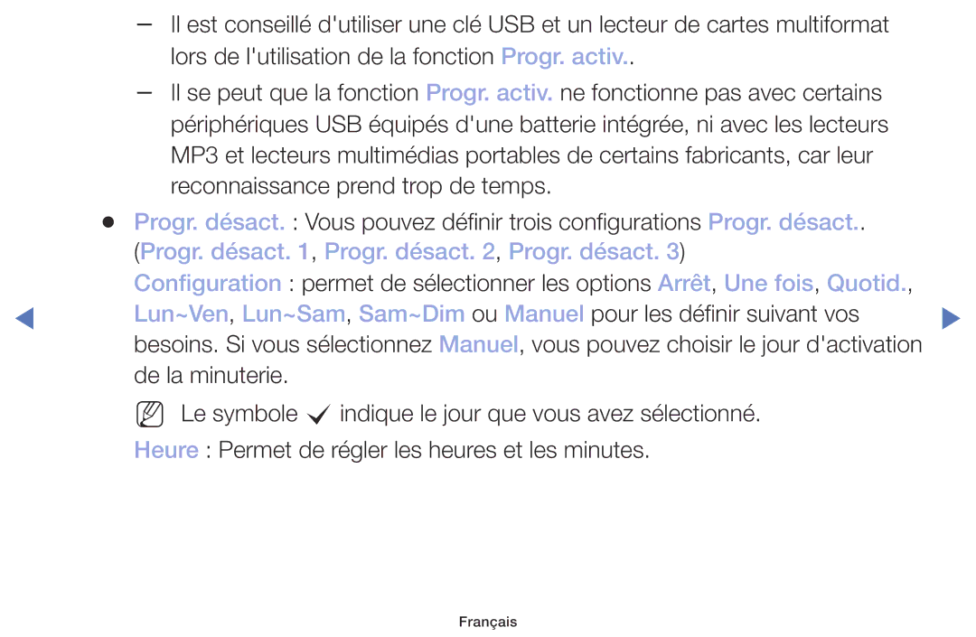 Samsung UE32M5005AWXXC, UE49M5005AWXXC, UE32M4005AWXXC, UE40M5005AWXXC manual Français 